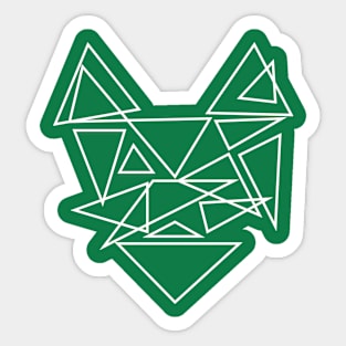 Geometric Fox Sticker